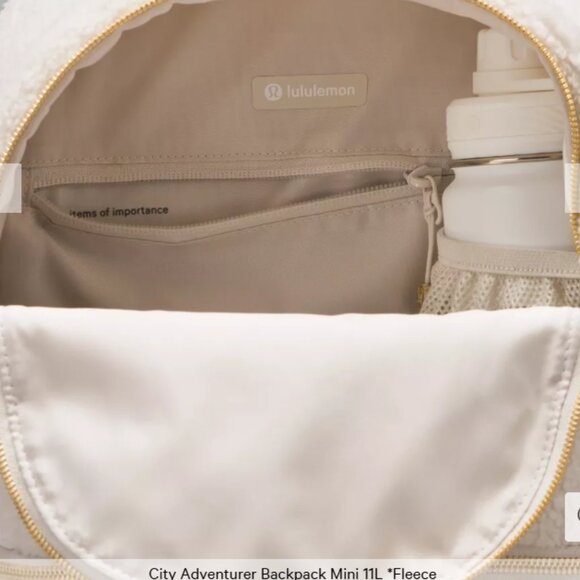 Lululemon City Adventurer Backpack Mini 11L Fleece NWT - Picture 4 of 9